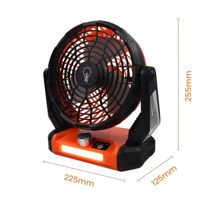 solar rechargeable fan