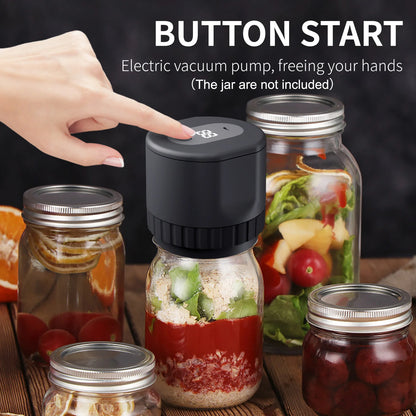 #Electric Mason Jar Vacuum Sealer Kit 